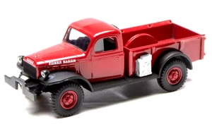 Retired 4 3/8 INCH  1:48 O Scale Red 1947 Dodge Power Wagon Truck  NIB - Picture 1 of 5