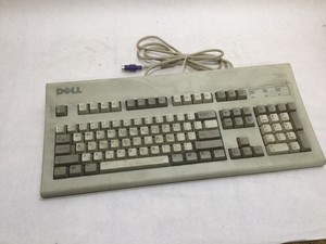 Vintage Dell Mechanical Keyboard AT101W Black Alps Switches Good Condition