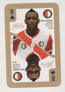 Football Tradingcard Plus 2012-2013 #50 Ruben Schaken Feyenoord Rotterdam - Picture 1 of 2