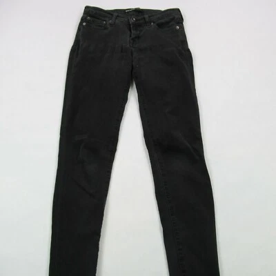 Pantalones de mezclilla Big Star para mujer 25 tiro bajo negros Alex ajustados bolsillos cónicos Foto 1 de 4