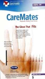CAREMATES VINYL UNTERSUCHUNGSHANDSCHUHE LATEXFREI PUDERFREI SMALL 100 CT, HANDSCHUHE - Bild 1 von 1