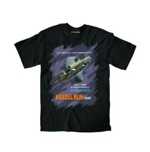 Star Wars Kessel Run Tours Mens Black T-Shirt - Picture 1 of 1