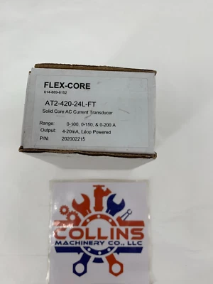 Flex-Core AT2-420-24L-FT Solid Core AC Current Transformer 0-100 0-150 & 0-200A - Image 1 of 4