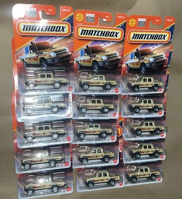 2025 Matchbox  '17 Toyota Landcruiser 78 109/125 Classic HTF Lot Of 15 - Image 1 of 3