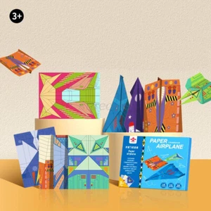 New Arrivals One Minute Paper Airplanes Kit: 12 Pop-Out Planes, Easily Assembled - Picture 1 of 18