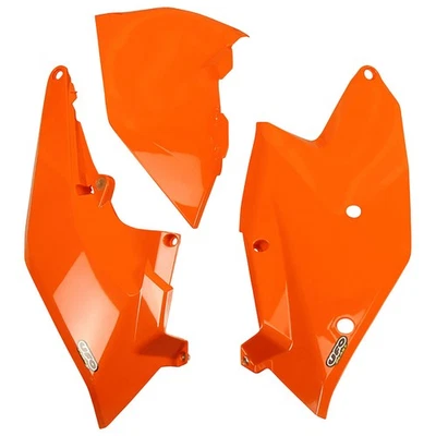 Paneles laterales UFO KTM naranja para KTM 150 XC-W (E-Start) 2017-2019 Foto 1 de 2