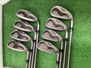 TaylorMade r7 XR Iron Set 5-9+Pw+Aw+Sw M.A.S.2 7 XR PLUS Flex-R 8pcs Golf Clubs - Picture 1 of 6