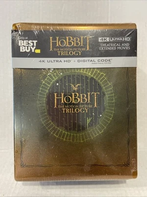 The Hobbit Trilogy 4k UHD Steelbook USA Best Buy Blu-ray Sealed READ* - Image 1 of 4