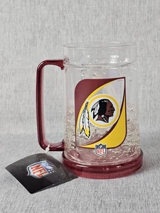 Washington Redskins Kristall Gefrierbecher Commanders 16 Unzen Neu mit Etikett - Bild 1 von 8