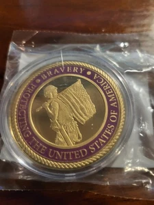 BRAVERY-PROTECTING THE U.S. OF AMERICA CHALLANGE COIN BRAND NEW SEALED - Picture 1 of 1