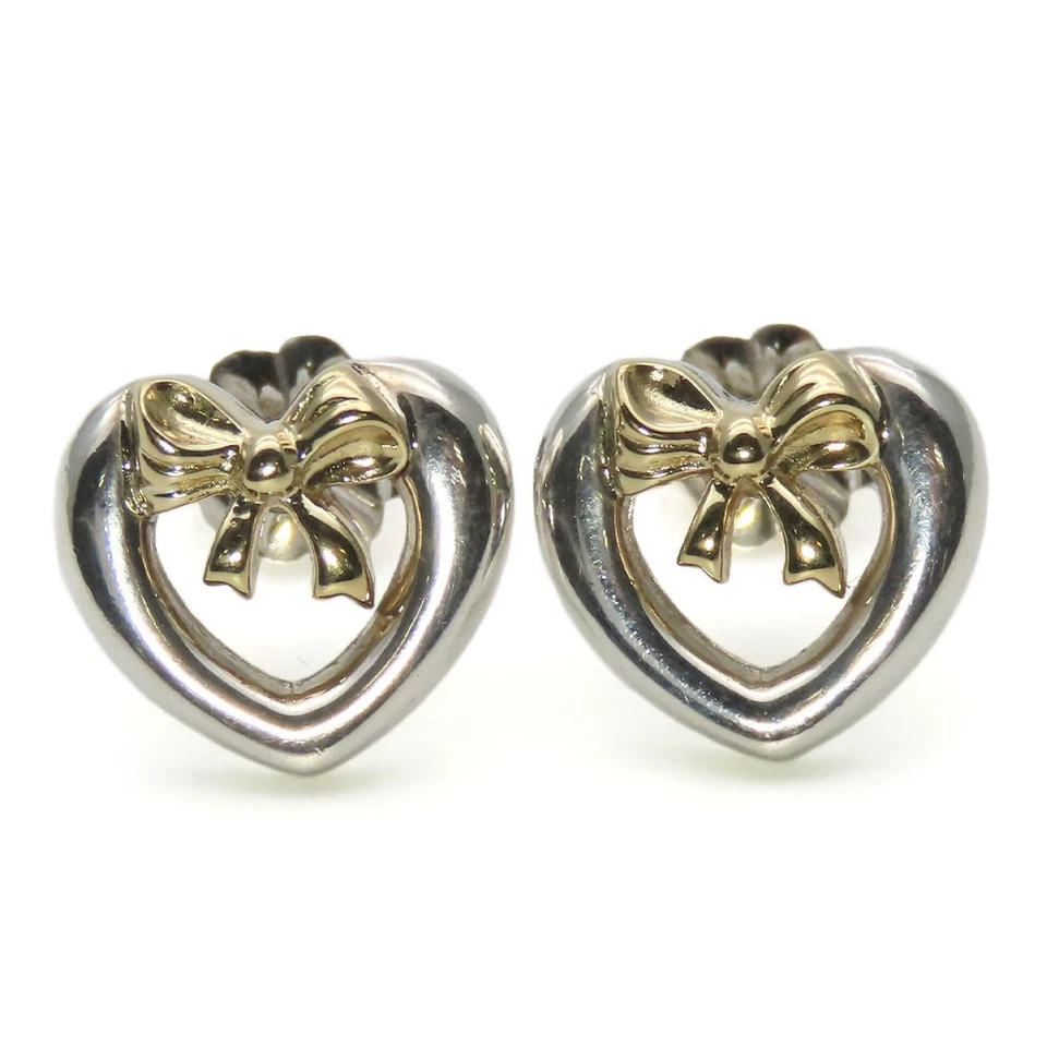 USATO TIFFANY&Co. Pierce Silver925/K18 oro giallo 3,3 g argento oro... - Immagine 1 di 4