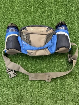 Outdoor  Products Mojave 8.0 Hydration Waist Fanny Pack Hiking Bottles Blue/Gray - Image 1 of 4