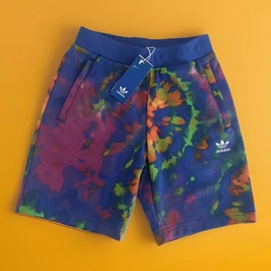NEW Adidas Originals Boys Youth Terry Long Sweat Shorts Size Medium Color Blast - Picture 1 of 5