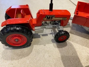 Matchbox Superkings Massey Ferguson 595 red Tractor & trailer 1978, K-35. - Picture 1 of 12