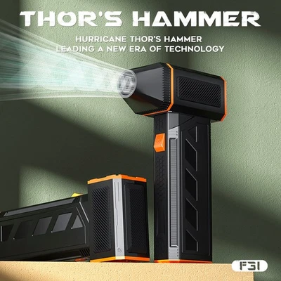 Compressed Air Duster, Super Powerful 110000 RPM Turbo Fan Stepless Speed - Image 1 of 4