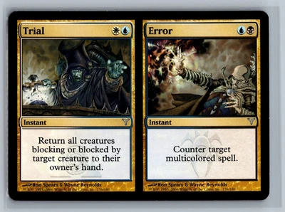 Magic The Gathering Dissension Trial / Error #158/180 MTG TCG CCG - Image 1 of 2