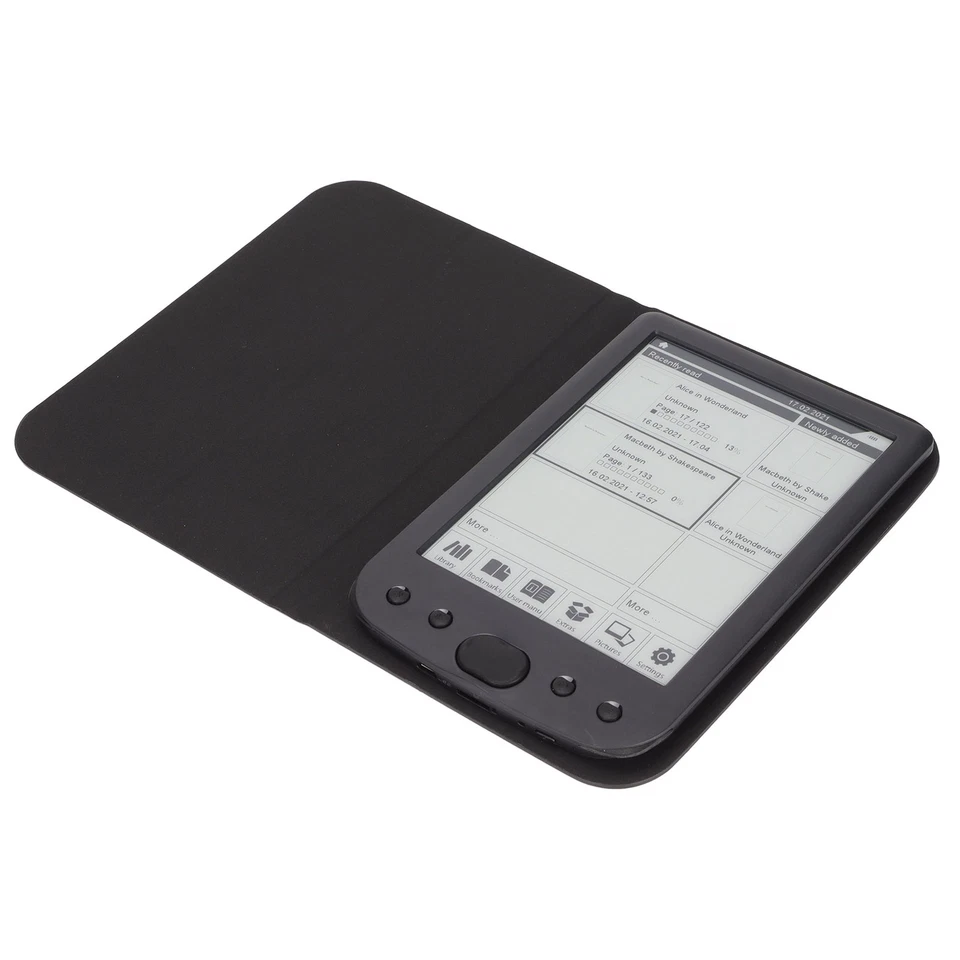 New Ereader 6in 800x600 HD Ink Screen E Reader 8GB 512MB ABS Ebook Reader With - Image 1 of 4
