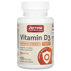 Jarrow Formulas Vitamina D3 125 mcg 5000 UI 100 CÁPSULAS BLANDAS - Imagen 1 de 2