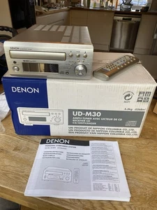 DENON UD-M30 CD RECEIVER AMPLIFIER - FM/AM RADIO / REMOTE INSTRUCTIONS BOXED EXC - Picture 1 of 15