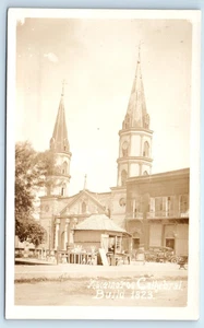 RPPC Matamoros Cathedral MEXICO Postcard - Picture 1 of 2
