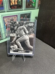 2024 Topps Stadium Club Curtis Mead Black And White RC #271 Rays Rookie - Bild 1 von 2