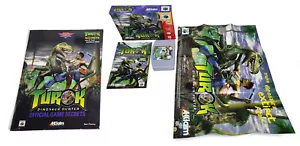 Turok Dinosaur Hunter Nintendo 64 N64 Tested CIB Poster & Manual Strategy Guide - Picture 1 of 14