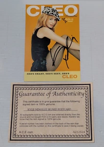 Kylie Minogue - Rare Hand Signed Postcard - Cleo - With COA - Picture 1 of 5