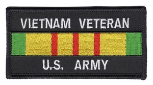 Vietnam Veteran Service Ribbon Army Patch - Picture 1 of 1