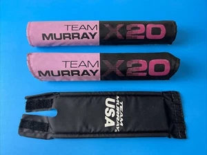 TEAM MURRAY X20 BMX PAD SET FITS OLD SCHOOL BMX BIKES VINTAGE NOS - Picture 1 of 7