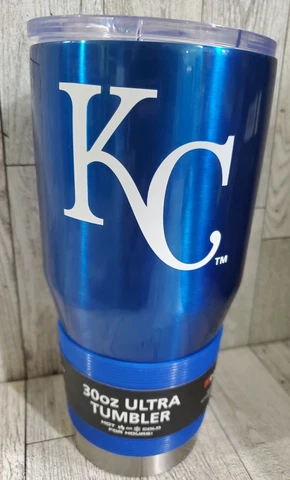Kansas City Royals Ultra Tumbler 30oz MLB Baseball Stainless Steel Hot or Cold Cover