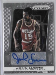 John Lucas 2013-14 Panini Prizm autógrafo automático Rockets - Imagen 1 de 2