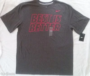 Nike Best Is Better Athletic Freizeit T-Shirt Herren Large grau rot 717848 071  - Bild 1 von 6