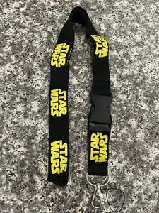 Star Wars Yellow lanyard Keychain Holder brand new, fast shipping - Picture 1 of 1
