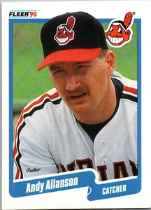 1990 Fleer - Andy Allanson #483 - Picture 1 of 2