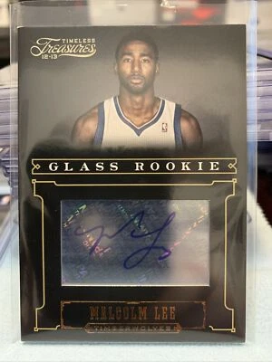 '12 Malcolm Lee Panini Timeless Treasures Glass Rookie Auto 447/499 - Image 1 of 3
