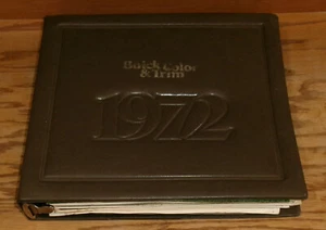 Original 1972 Buick & Opel Color & Trim Book Dealer Showroom Album Riviera GS - Picture 1 of 6