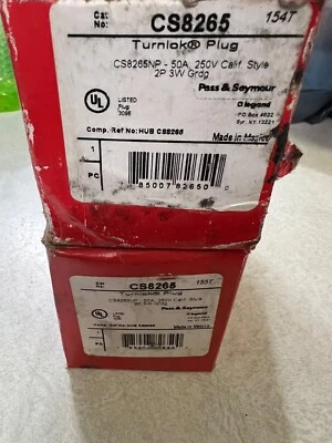 (2) Pass & Seymour CS8265 50A 250V estilo Cali Foto 1 de 4