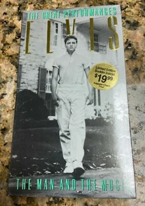 Vintage Factory Sealed VHS ELVIS The Great Performances The Man and the Music - Picture 1 of 5