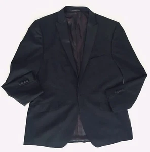 Chaqueta deportiva Porto Filo para hombre talla 46 trajes negros extra fina Italia a medida - Imagen 1 de 12