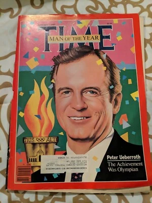 MAGAZINE TIME JAN 7, 1985 MAN OF THE YEAR PETER UEBERROTH  - Image 1 of 4