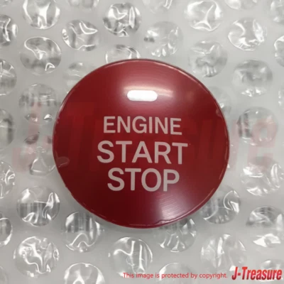 SUBARU IMPREZA FORESTER LEGACY WRX STi Genuine Red Push Start Button Cover OEM - Image 1 of 4