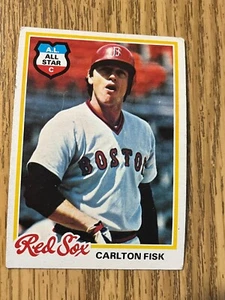 1978 Topps Carlton Fisk Boston Red Sox #270 - C2 - Bild 1 von 4
