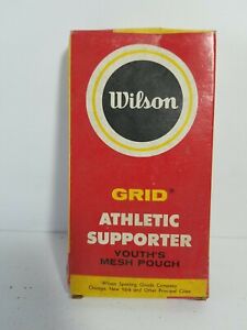 Vintage Wilson GRID Athletic Supporter Mesh Pouch - E-1026 - Medium 20-26" Waist