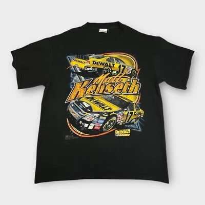 Camiseta Negra Gráfica De Colección Matt Kenseth #17 NASCAR Racing Dewalt Talla L Foto 1 de 4