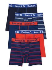 Boys Performance Boxer Briefs Reebok Size Large 5 In APack