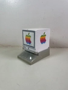 Apple Macintosh Komputer Note Cube Pad Made in USA Rainbow Apple Logo Post It - Zdjęcie 1 z 16