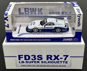 INNO64 LBWK Mazda RX-7 FD3S LB-Super Silhouette 2024 HK salón de coches de juguete 1:64 - Imagen 1 de 1