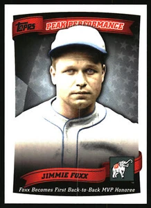 Jimmie Foxx 2010 Topps Peak Performance #PP-21 Philadelphia Athletics - Picture 1 of 2