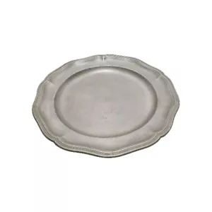 Konigsberg Pewter Charger Plate From 1790 Feinzin Silver Pewter Prussian - Picture 1 of 7