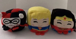 Kawaii Cube DC Comics Wonder Woman, Harley Quinn & Supergirl Plush  - Picture 1 of 7